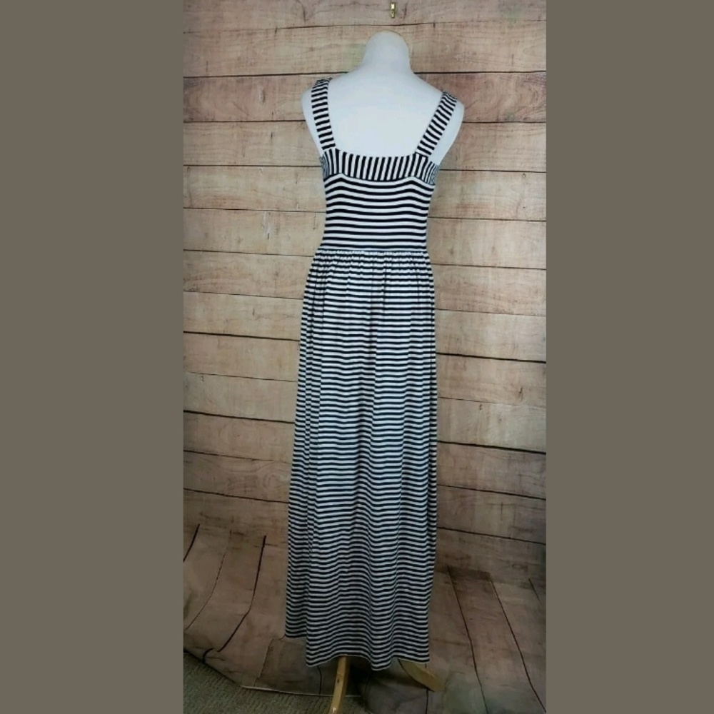 Ann Taylor Loft Striped Stretchy Maxi Dress - Picture 3 of 7